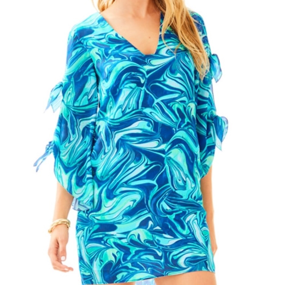 Lilly Pulitzer Avila Stretch Silk Dress